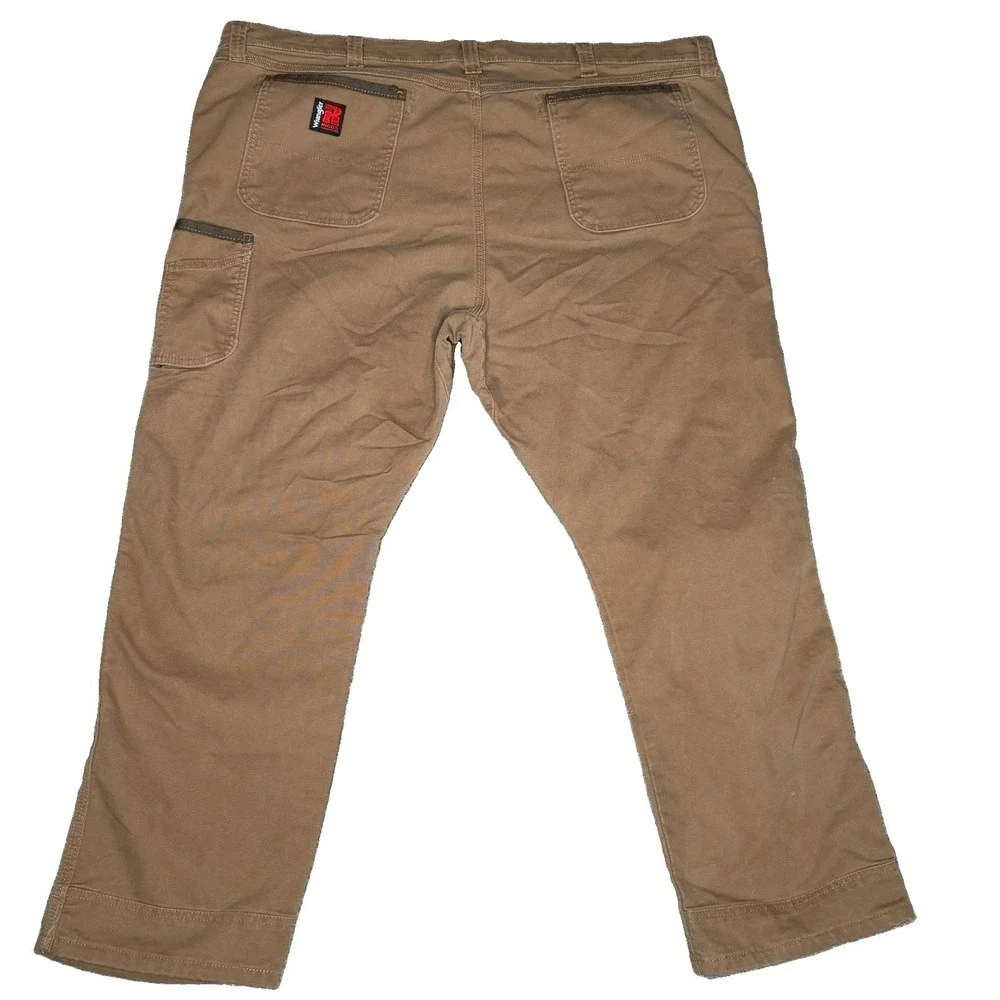 Wrangler Riggs Workwear UtilityPants Mens 48x30 Cargo Canvas Carpenter